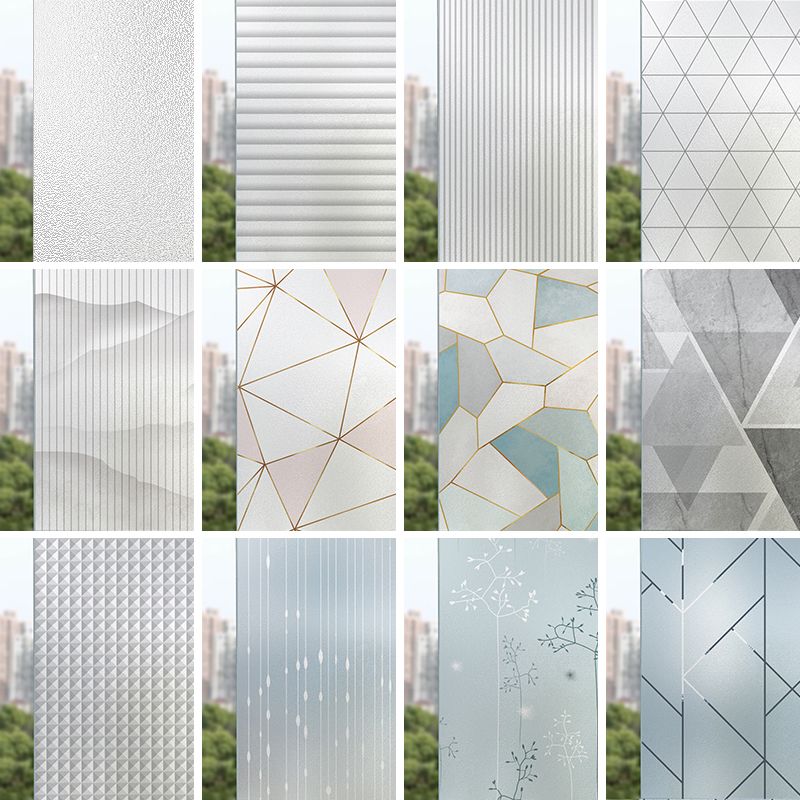窗户贴纸透光不透明磨砂玻璃贴纸自粘防偷窥浴室卫生间遮光防走光