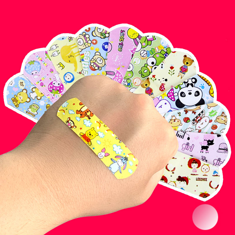 Cartoon band aid lovely waterproof and breathable hand protection band aid hemostasis wound plaster transparent anti abrasion foot OK bandage