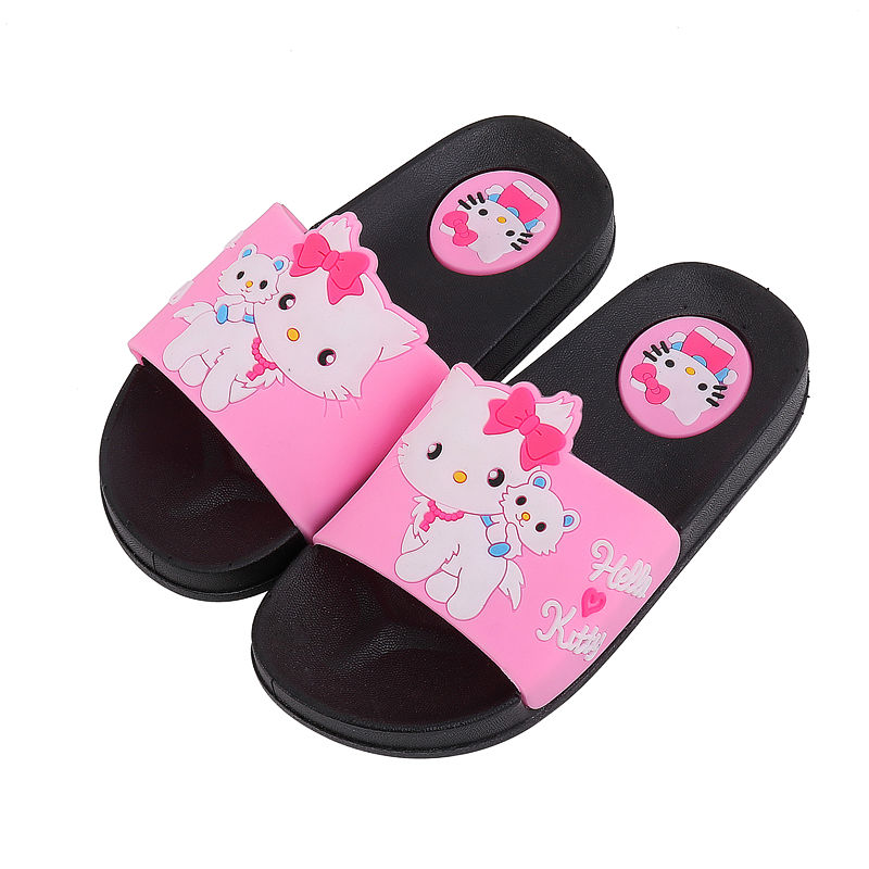 Children's Princess slippers Summer Boys and girls cute kitty sandals baby antiskid bathroom slippers children