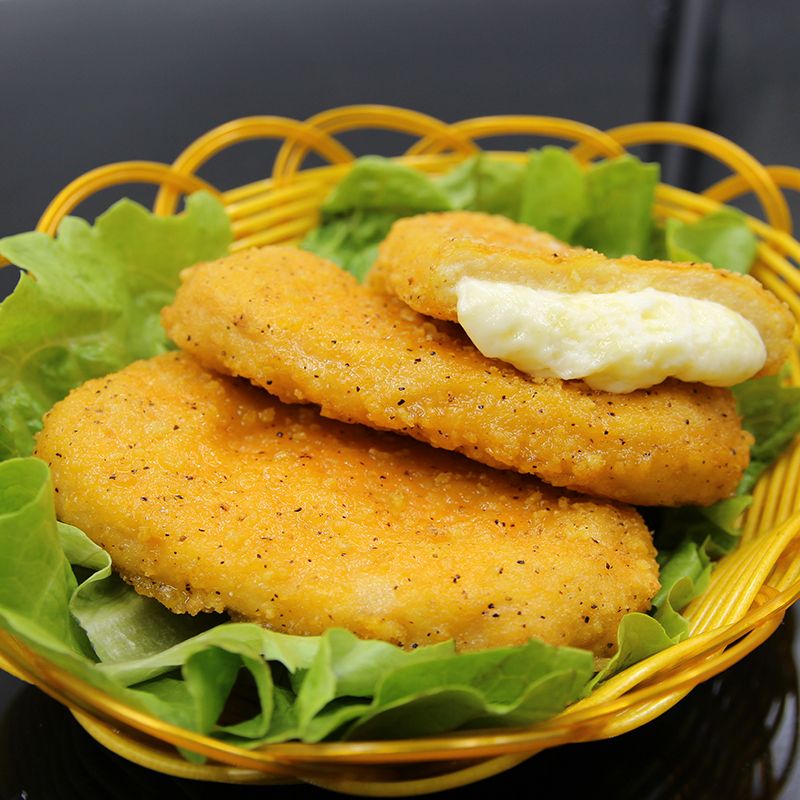 正大爆浆鸡排 芝士夹心鸡肉排半成品油炸速冻品网红小吃 640g/袋【10