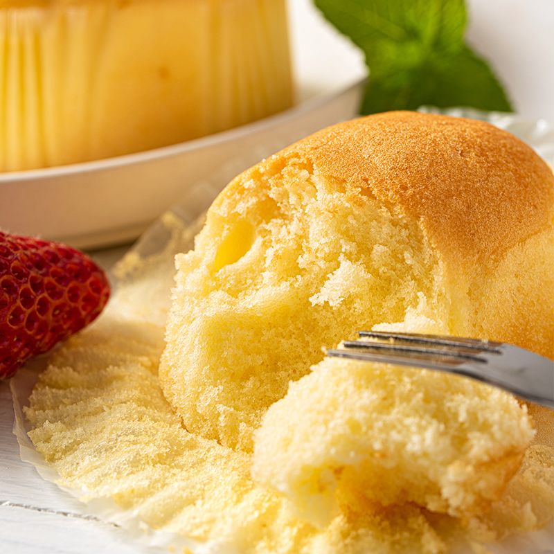 银贝儿清真果肉蛋糕蒸蛋糕真果肉点心甜品果粒小蛋糕糕点半熟芝士