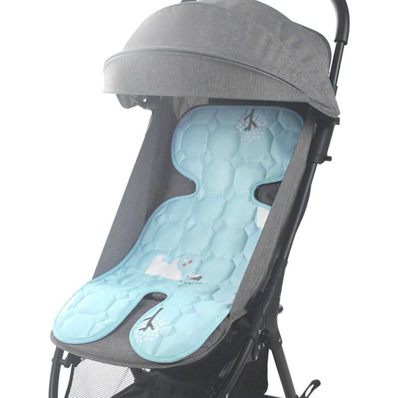 婴儿推车凉席透气夏季宝宝乳胶凉席餐车伞车童车凉席坐垫
