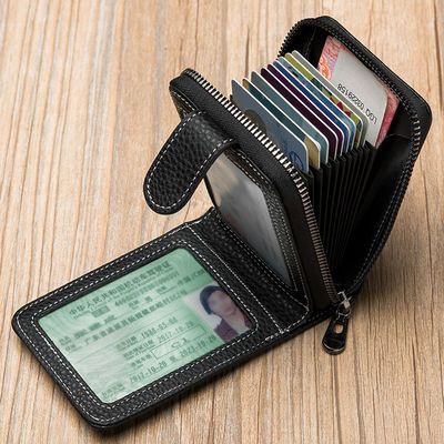 驾驶证件卡包多功能男士防消磁防盗刷大容量卡套女钱包二合一体包