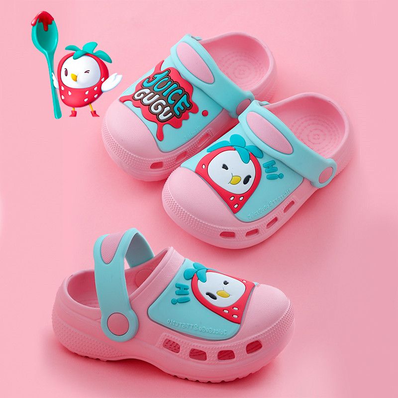 Baby sandals summer 1-3 years old 2 boys and girls antiskid indoor home children's hole shoes baby sandals