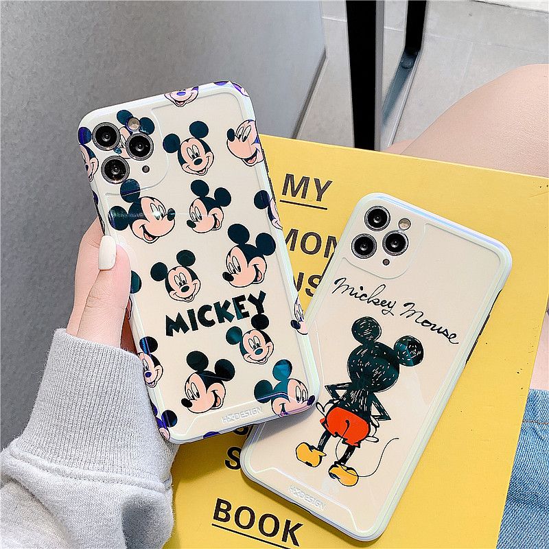 Chao brand cartoon Mickey Apple 11 mobile phone case iPhone exsmax Blu ray XR soft shell 7 / 8plus silicone women's model