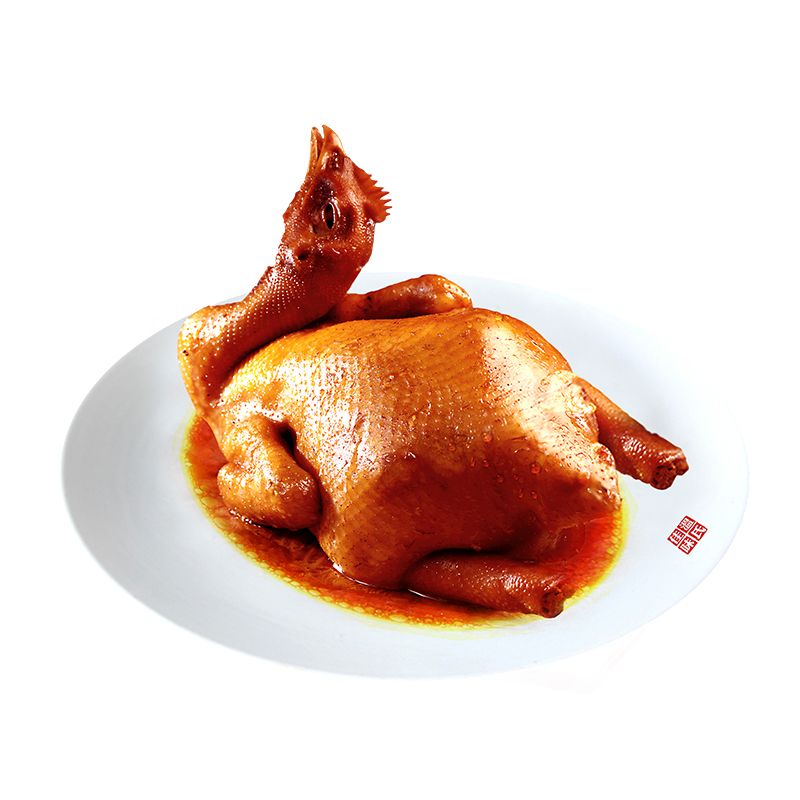 广东温氏盐焗鸡豉油鸡整只 广式粤菜卤味酱油鸡即食熟食鸡