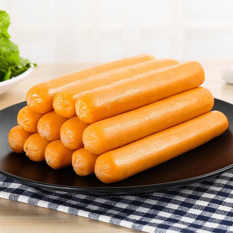 火山石烤肠纯肉肠黑胡椒原味地道肠台湾风味热狗肠烧烤大香肠500g