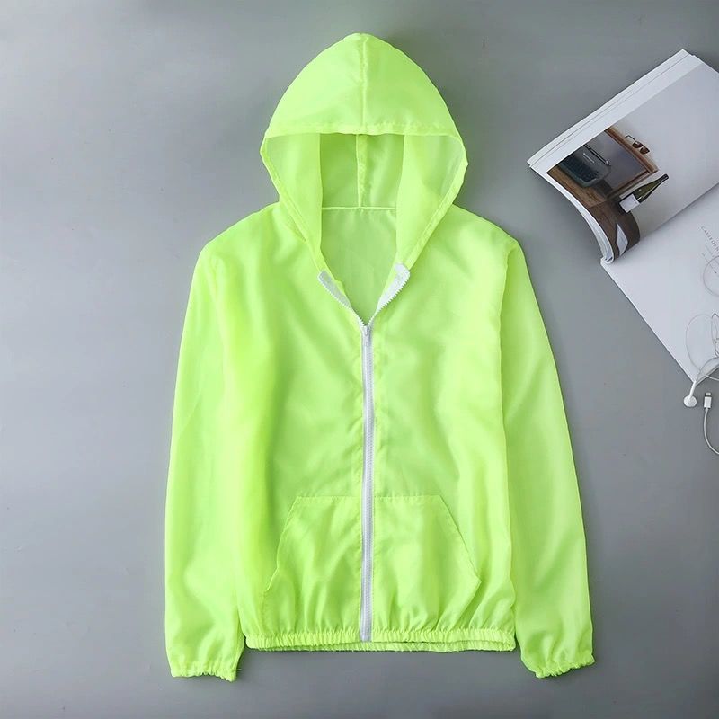 Ladies sun protection clothing Korean version summer new short style loose ultra-thin breathable quick-drying hooded outdoor jacket sun protection clothing