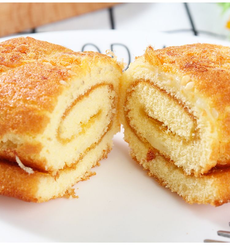 西式糕点咸味肉松瑞士卷面包蛋糕外出代餐旅游充饥休闲零食整箱