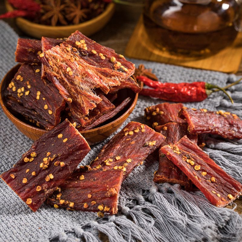 【买一送一】四川九寨沟正宗手撕风干牛肉干特产麻辣零食小吃批发