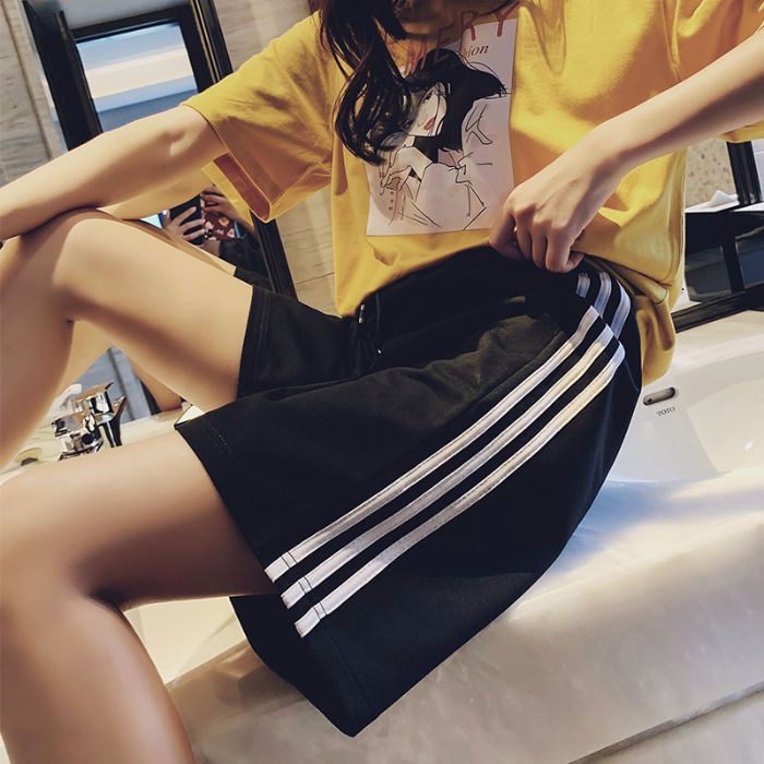 孕婦短褲夏外穿寬鬆五分闊腿褲夏天薄款休閒運動褲大碼孕婦裝夏裝
