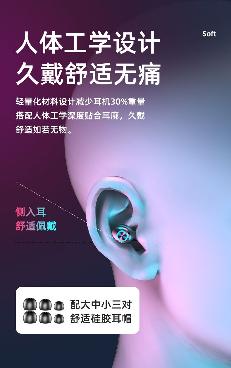 无线蓝牙耳机双耳入耳塞头戴式运动vivoOPPO华.为苹果通用