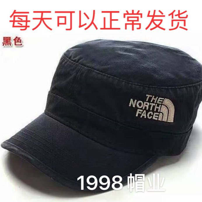 男女帽子户外运动鸭舌帽遮阳棒球帽平顶帽登山钓鱼纯棉平顶帽太阳