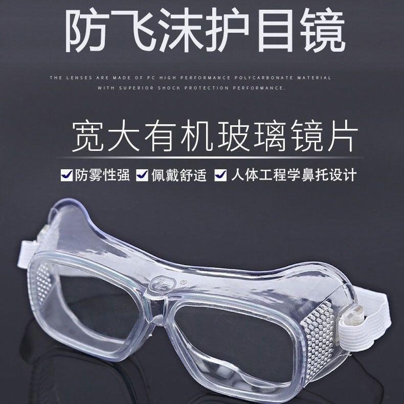 Anti virus, anti droplet, anti windproof transparent goggles for public transportation