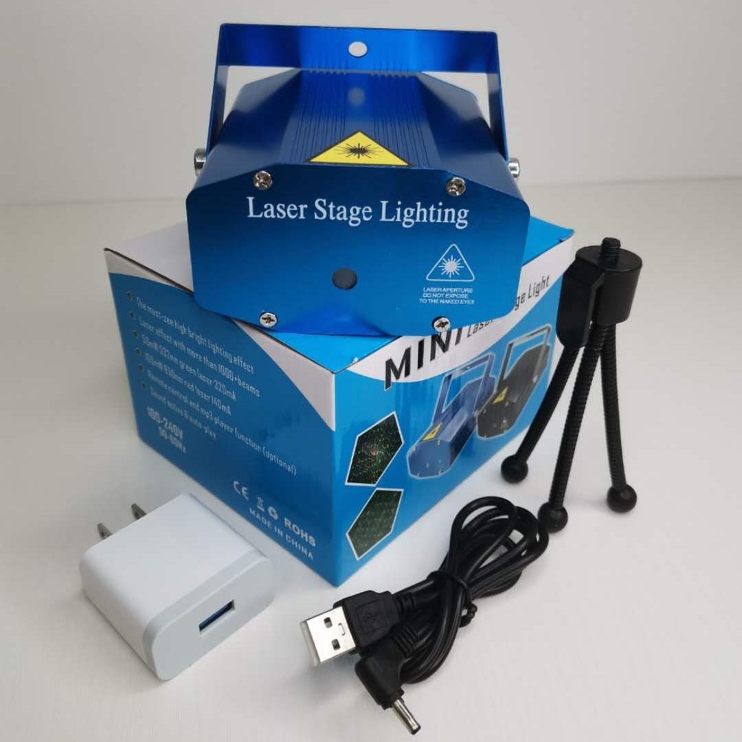 充电 声控激光灯ktv闪光灯声控镭射灯户外广场舞台灯酒吧婚庆彩灯