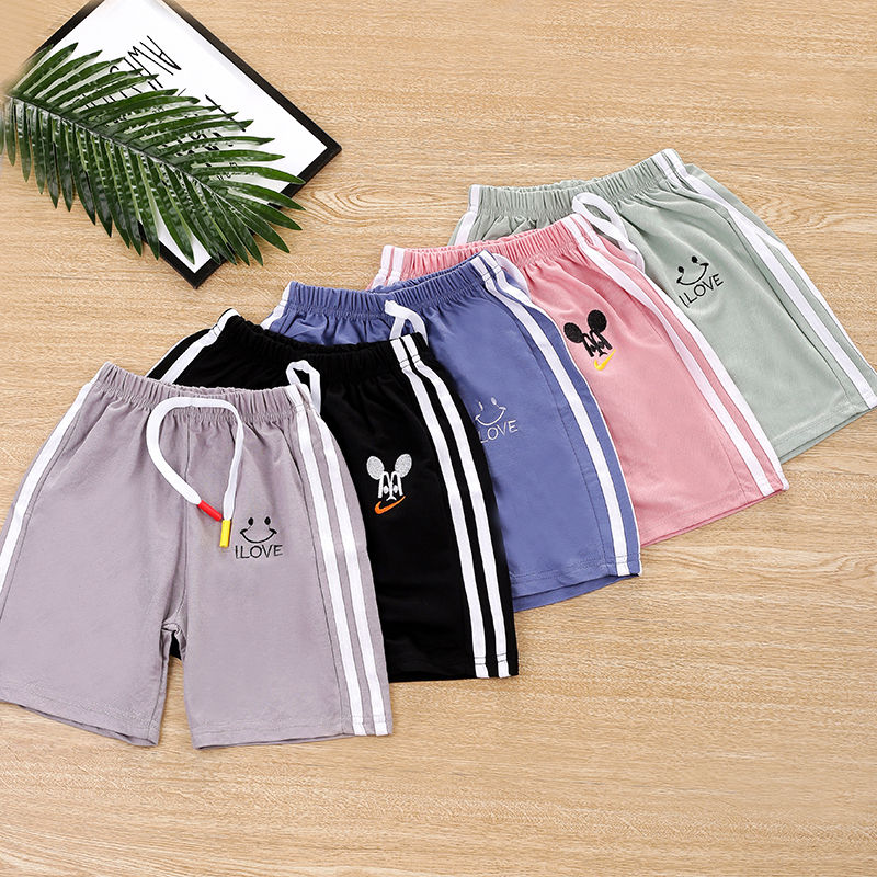 Children's shorts boys and Girls Summer thin Capris baby casual sports pants trend