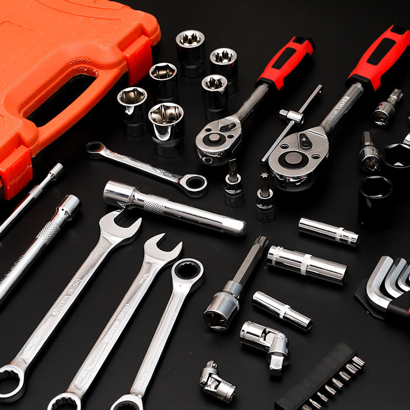 工具箱套装汽车修车套筒全套组合汽修维修扳手棘轮修理摩托车机械