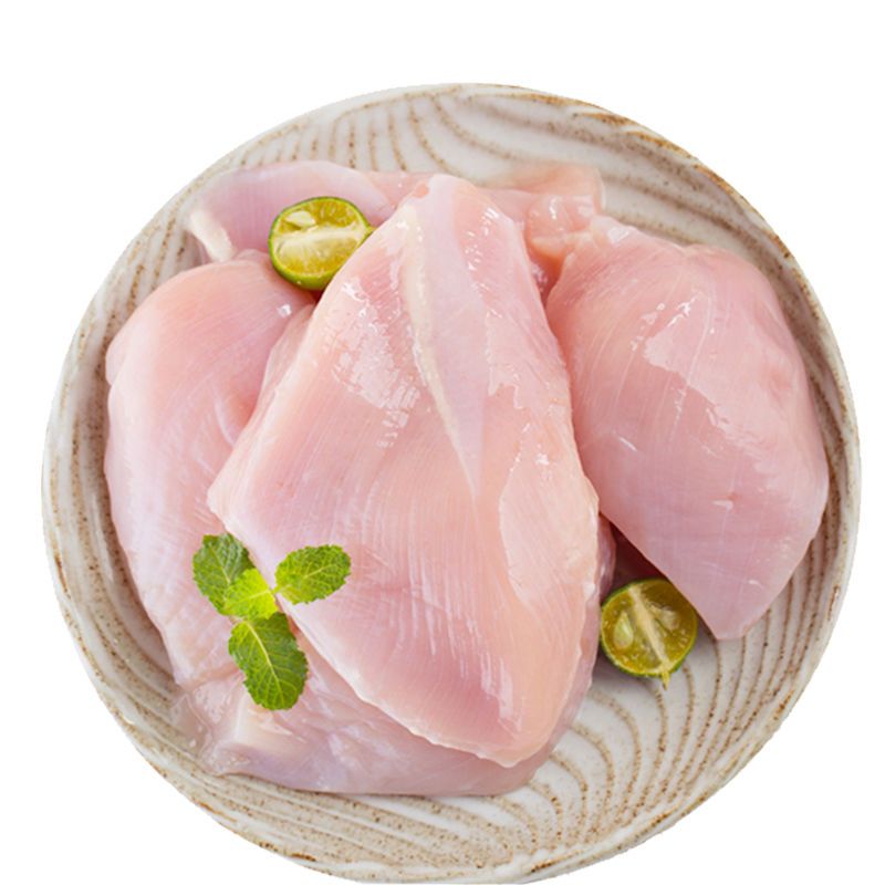 鸡肉鸡胸肉新鲜冷冻鸡大胸肉生鲜产品鸡胸脯健身食材2/4斤装包邮