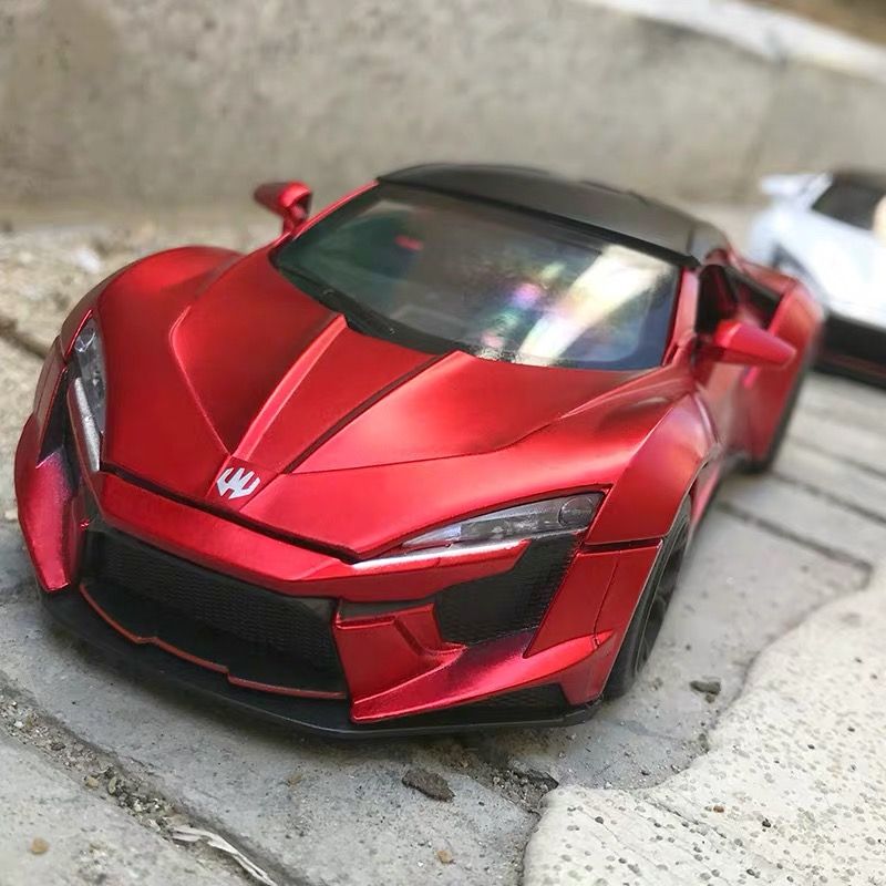 速度与激情莱肯道奇汽车模型真超跑跑车模型合金玩具小汽车