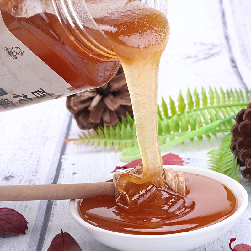 虎峰岭 椴树雪蜜东北黑蜂椴树蜜天然蜂蜜正品土蜂蜜野生百花蜜