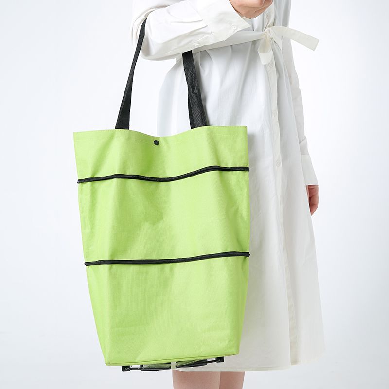 买菜车折叠购物袋便携家用伸缩式两用带轮子手拉车赶集买菜包