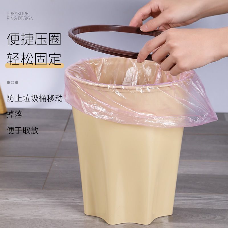 Garbage can household classification bedroom size bathroom kitchen living room uncovered plastic