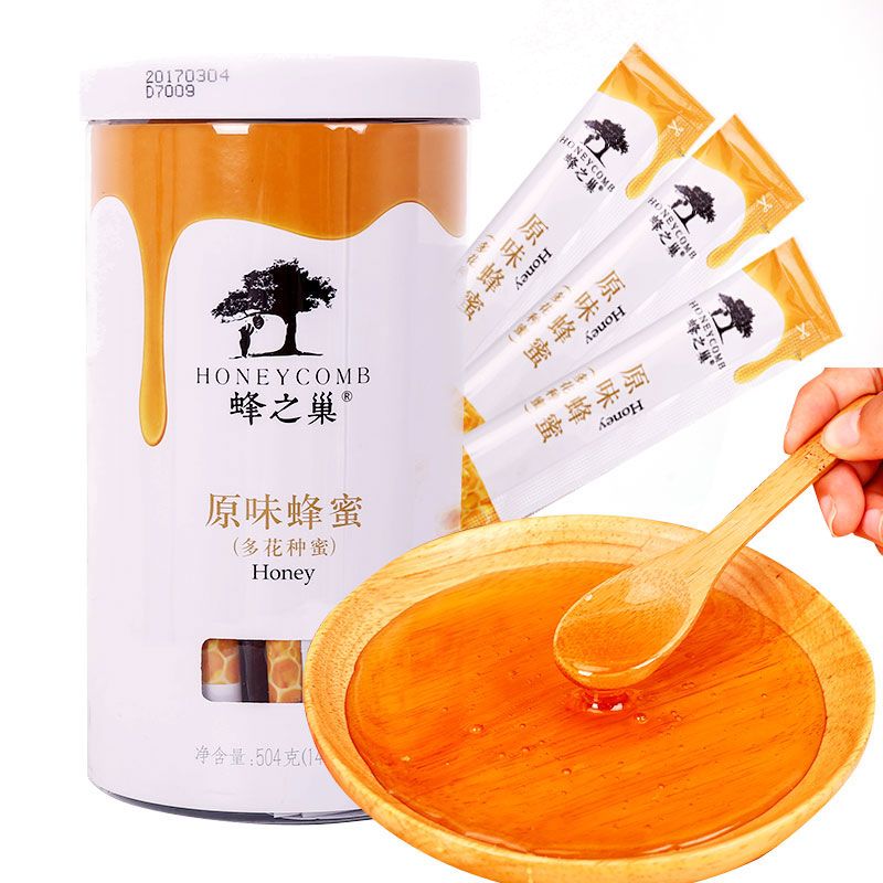75736-蜂之巢蜂蜜小包装袋装便携礼盒装独立条蜂蜜纯装天然农家自产蜂蜜-详情图