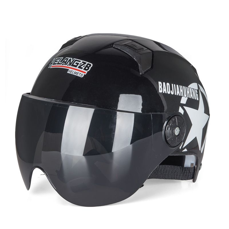 YOHA永航电动摩托车头盔配件挡风镜片高清防晒防雾防风安全帽面罩