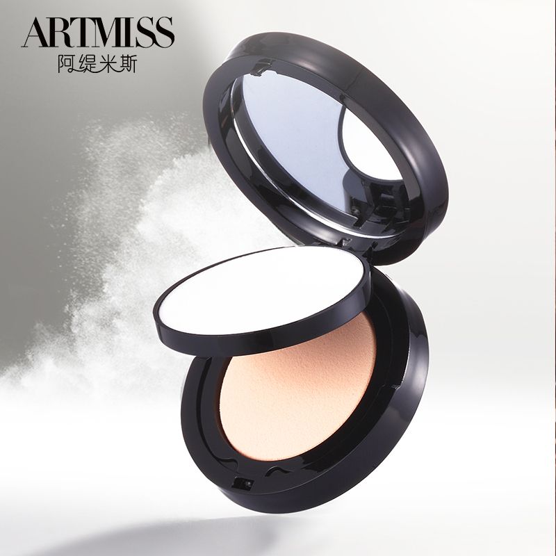 唯魅秀阿缇米斯裸光透明多效持久蜜粉饼定妆粉散粉控油珠光哑光粉
