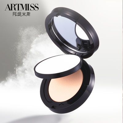 唯魅秀阿缇米斯裸光透明多效持久蜜粉饼定妆粉散粉控油珠光哑光粉