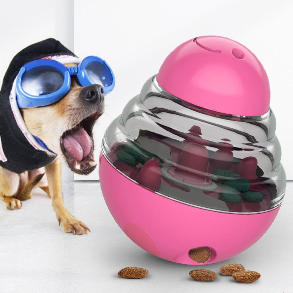 New dog toy rocking tumbler leaking food ball Teddy Fadou pet puzzle slow food leaking food toy swing ball