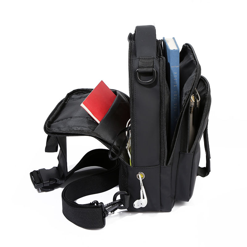 [three kinds of back methods] multi functional chest bag men's Crossbody Bag single shoulder bag small backpack double shoulder bag front chest bag student bag