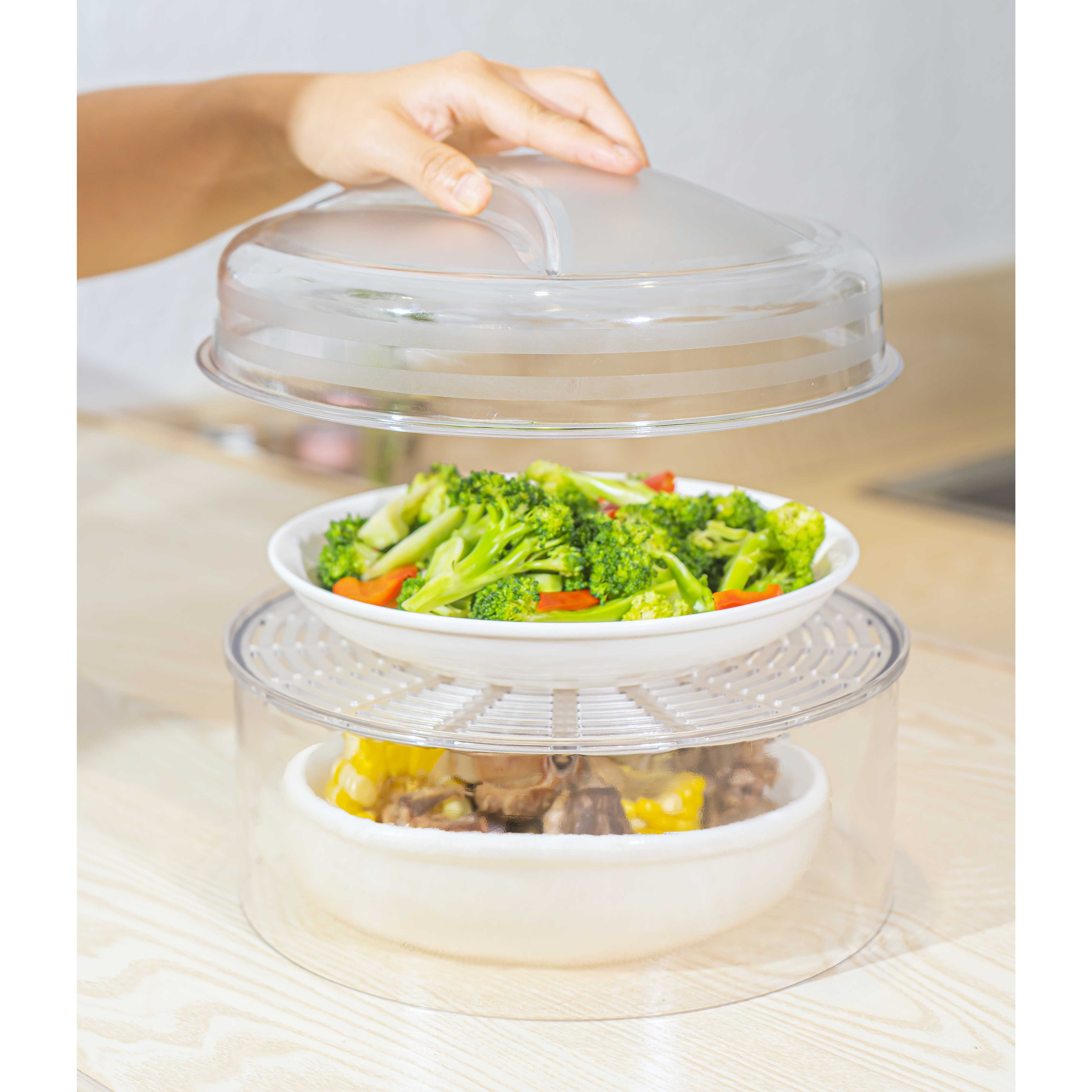 保温菜罩饭菜食物罩家用防尘餐桌保暖饭罩子剩饭剩菜盖菜折叠神器