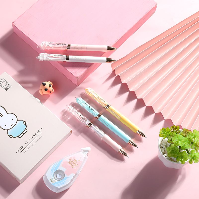 晨光米菲纪念版限定系列联名款按动中性笔05mm黑色k35盛世新颜