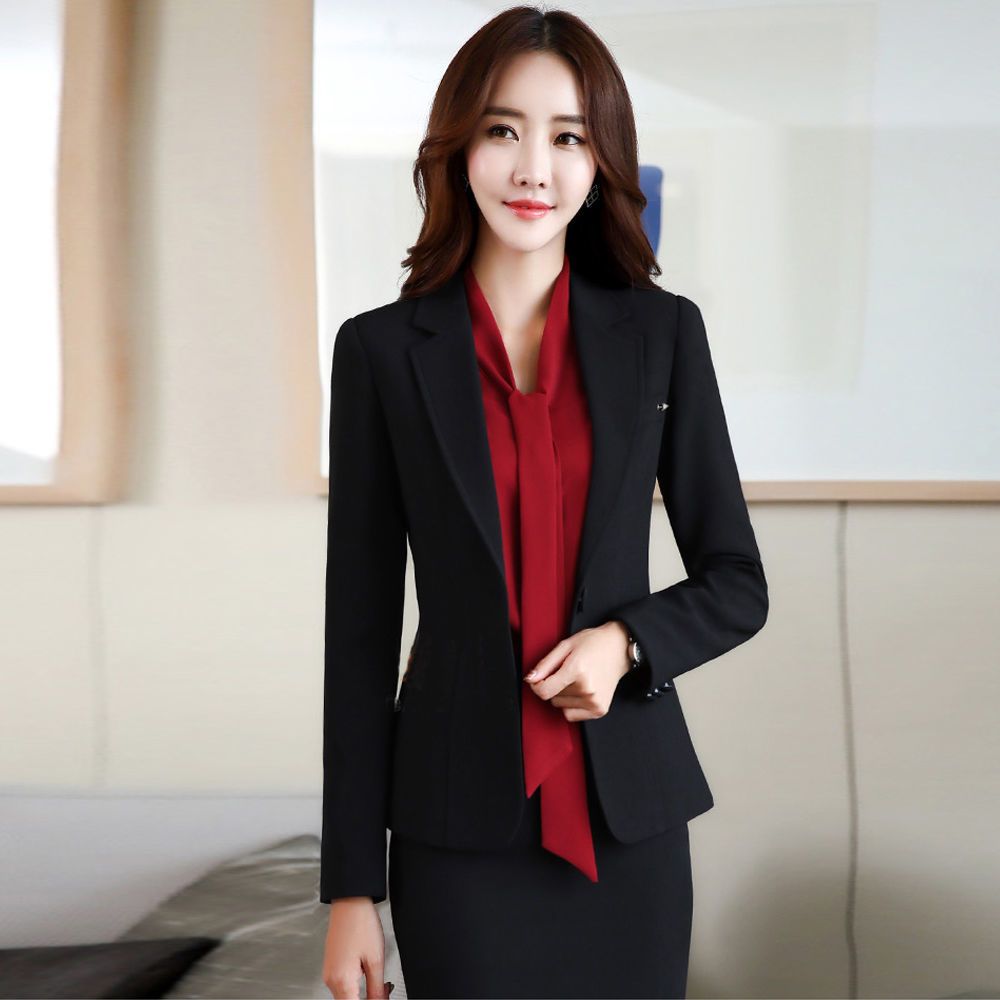 Women's suit small suit jacket spring, summer and autumn new Korean version of slim and thin long-sleeved short section  mother's clothing