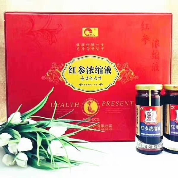 长白山红参浓缩液正品保证 红参浸膏100g*4瓶高丽参全国包邮