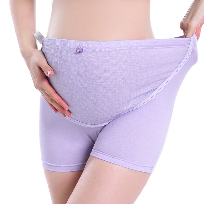 Pregnant women's underwear pure cotton early, middle and late pregnancy flat corner women's summer anti light underpants pregnant women's safety pants