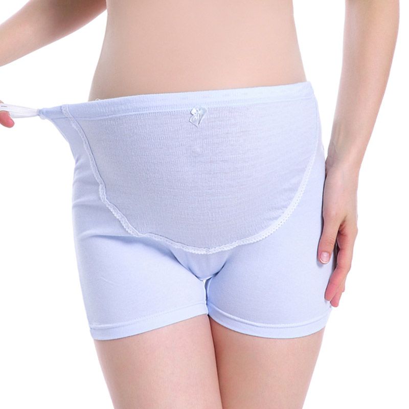 Pregnant women's underwear pure cotton early, middle and late pregnancy flat corner women's summer anti light underpants pregnant women's safety pants