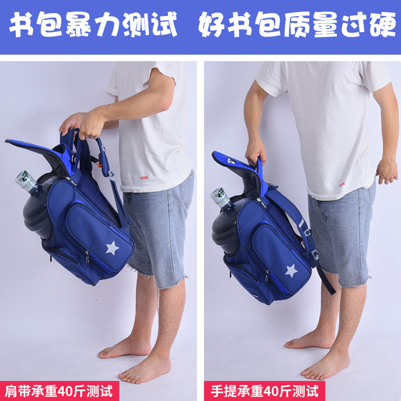 75647-儿童书包小学生男女孩一二三到六年级护脊减负贵族书包男轻便防水-详情图