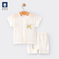 婴儿短袖套装夏季薄款宝宝空调服家居服儿童短袖睡衣套装