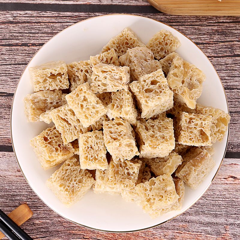 烤麸丁手工特产素食火锅配菜凉拌菜凉皮伴侣搭档脱水面筋干货批发