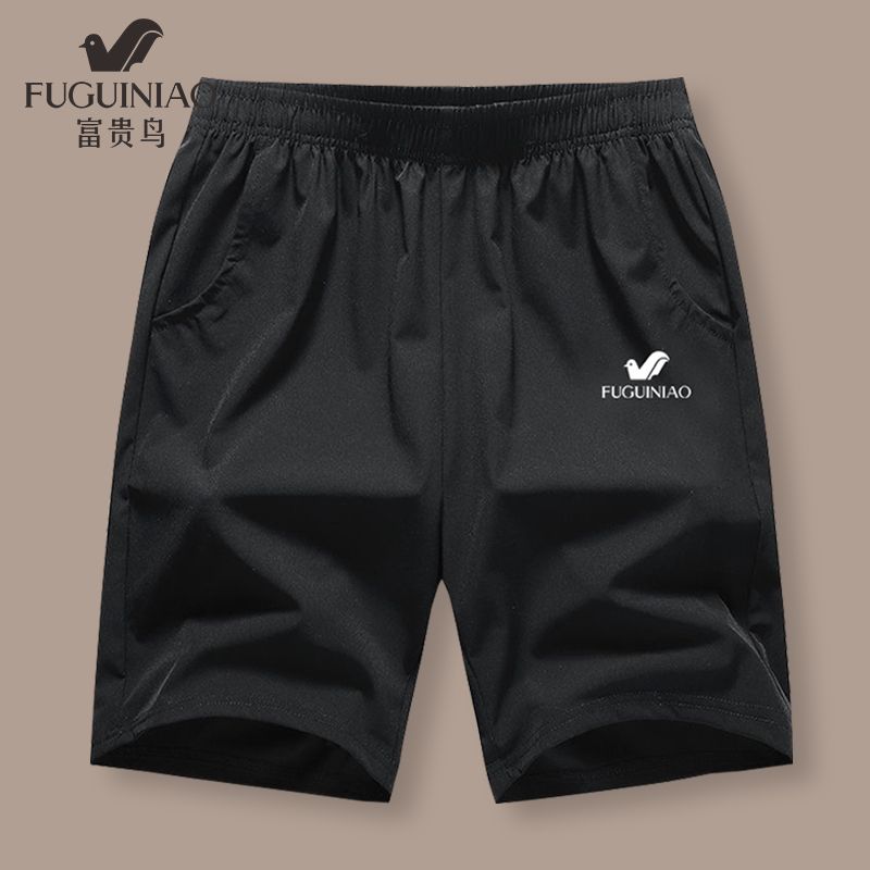Fuguiniao fast drying shorts men's summer new loose sports beach pants men's pants men's Capris large underpants