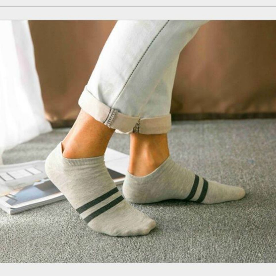 【5双装】夏季袜子男士 新款男船袜棉袜 运动短款男袜子