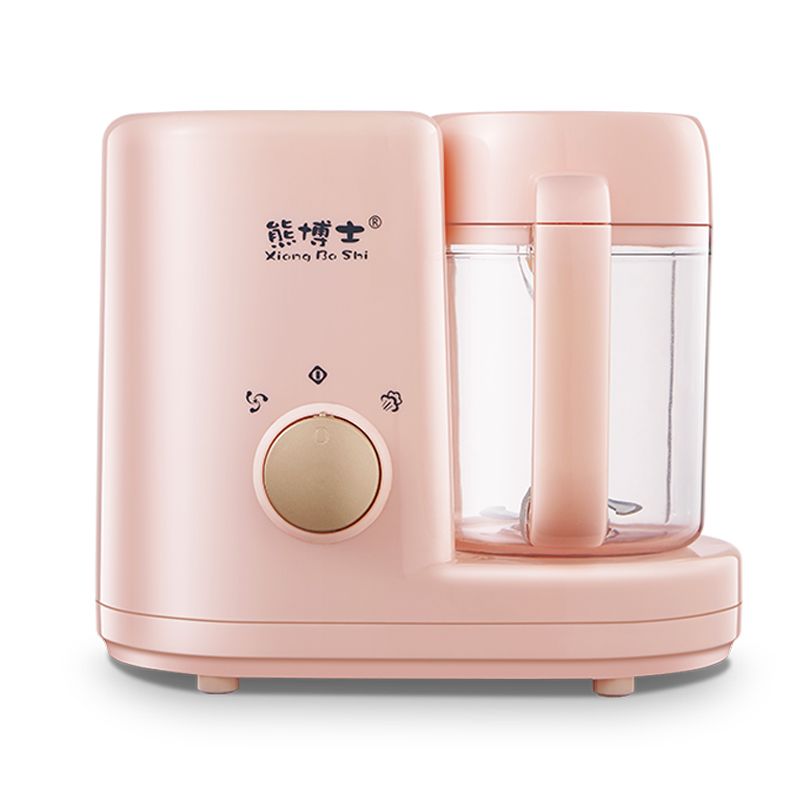 熊博士婴儿辅食机蒸煮一体多功能营养食物调理机宝宝料理机搅拌器
