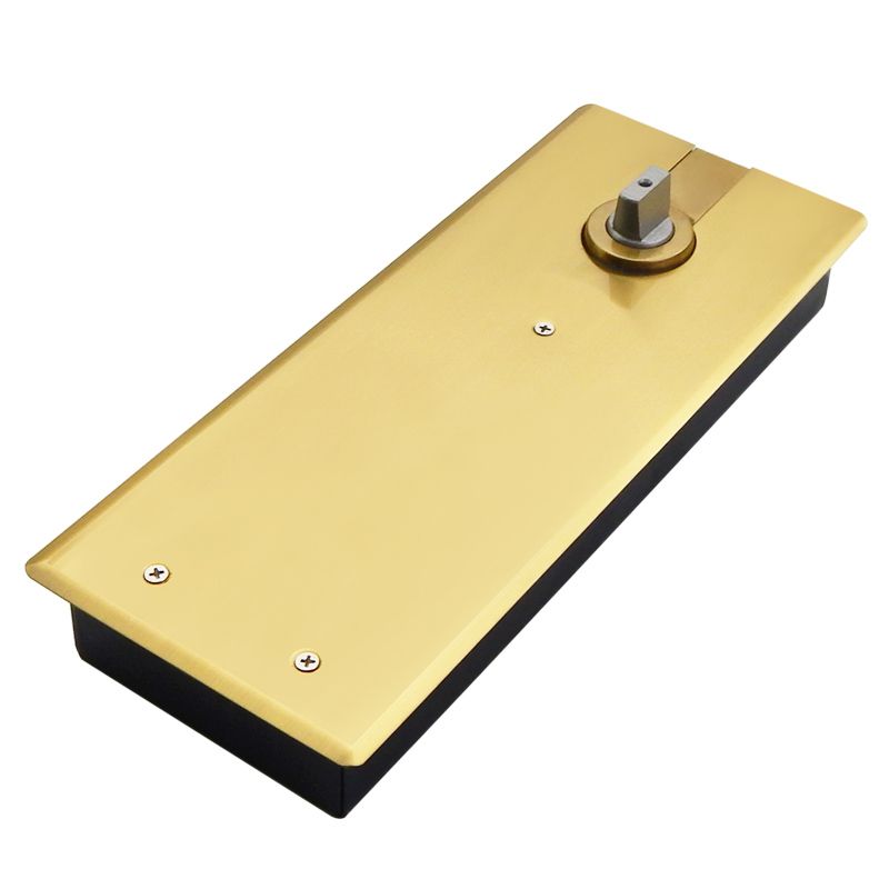 正品322超薄双缸地弹簧金色地璜钢化有无框玻璃门地弹簧钛金地簧