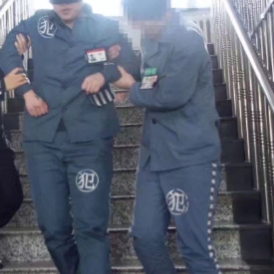 新品热卖囚服女劳改犯服囚犯犯人装识别服号服坐牢演出表演服包邮