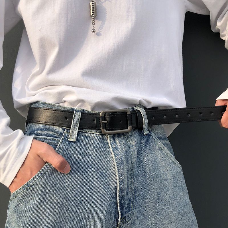 Belt male students, Korean version belt, Instagram young people, trendy, fashionable, personalized, simple and versatile_voghion.com