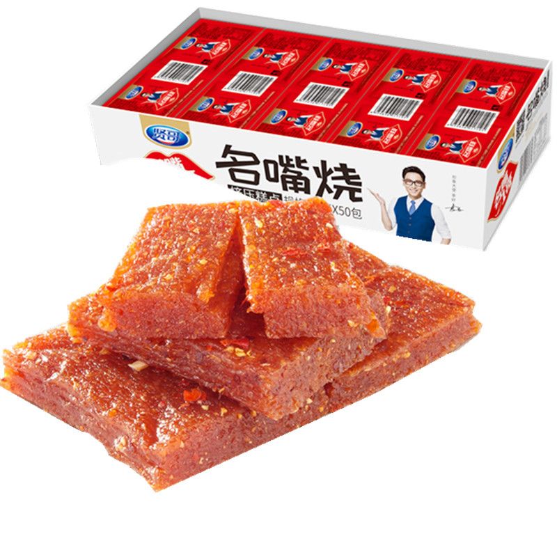 贤哥辣条零食16g名嘴烧/每日杂粮麻辣大刀片挤压糕点