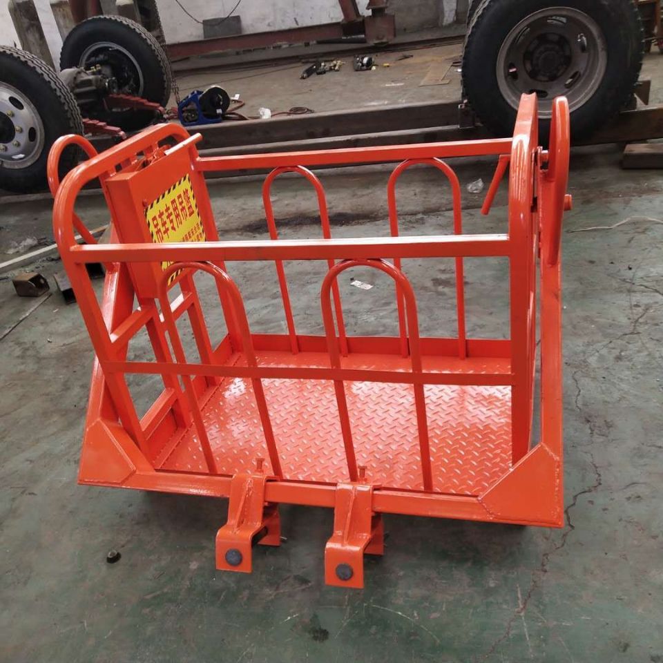 高空作业吊篮徐工吊车通用顶筐12米安装用吊车篮筐