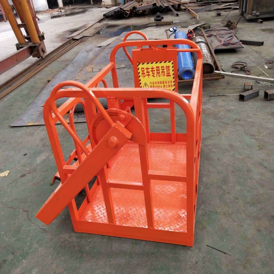 高空作业吊篮徐工吊车通用顶筐12米安装用吊车篮筐